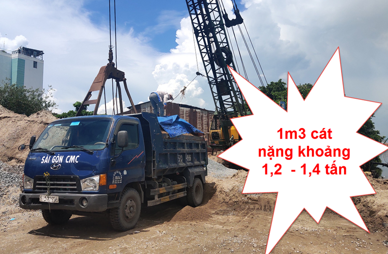 1 Khối Cát Bằng Bao Nhiêu Kg