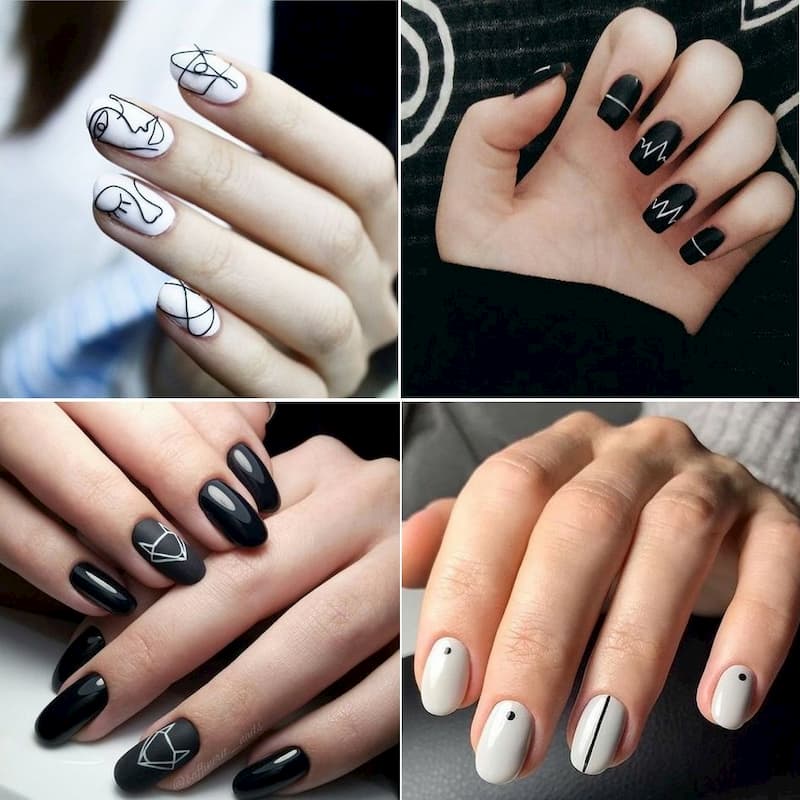 100+ Mẫu nail đen đẹp huyền bí sang trọng - TBDN