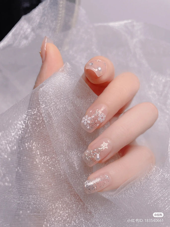 Top 75 mẫu nail đơn giản sang trọng mang đậm không khí giáng sinh