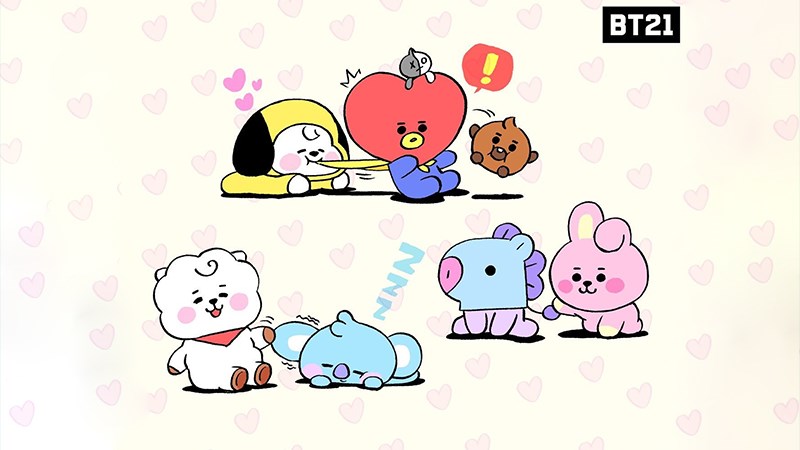 100+ Hình nền và ảnh BT21 dễ thương full HD cho máy tính và điện thoại