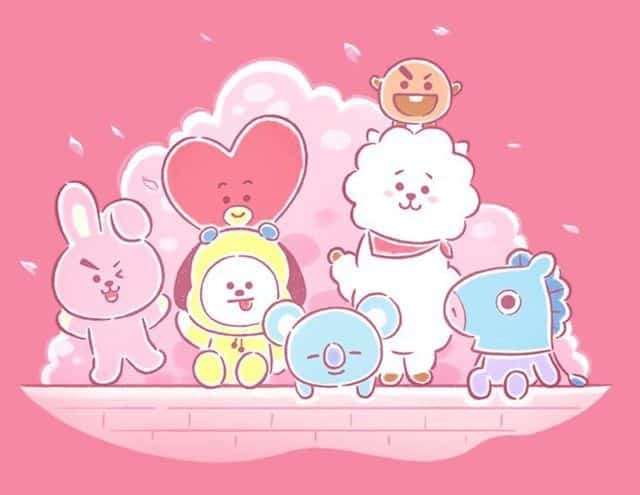 Hình Nền BT21 Siêu Dễ Thương ❤️ 85 Ảnh Nhóm BT21 Cực Đẹp