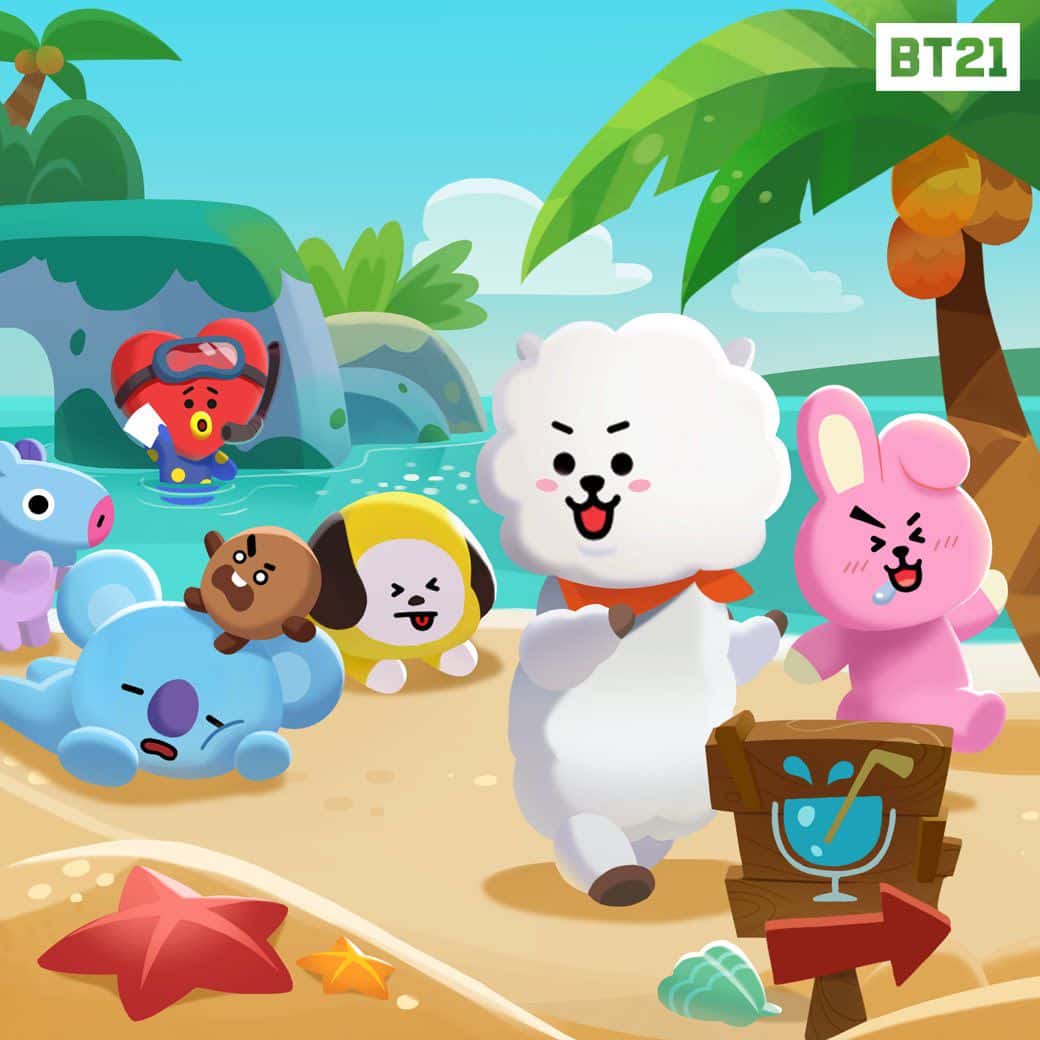 Hình Nền BT21 Siêu Dễ Thương ❤️ 85 Ảnh Nhóm BT21 Cực Đẹp