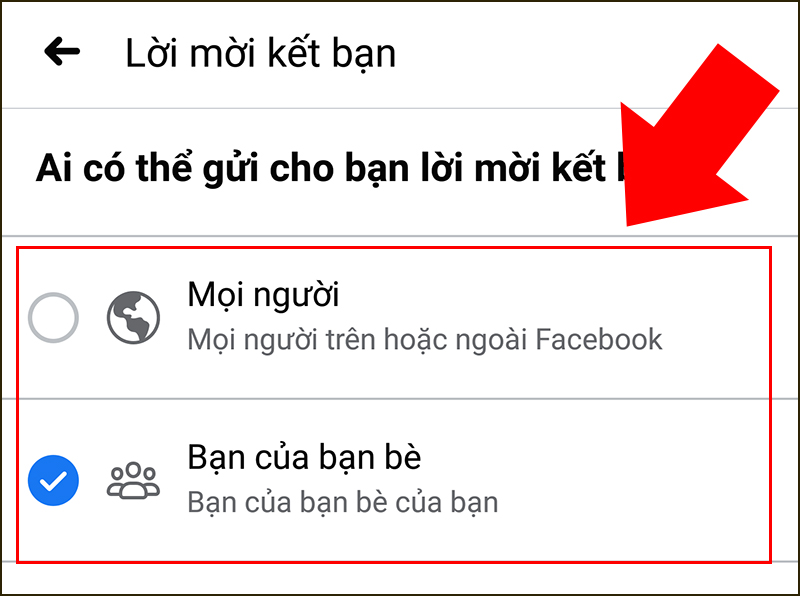 Chọn đúng chế độ