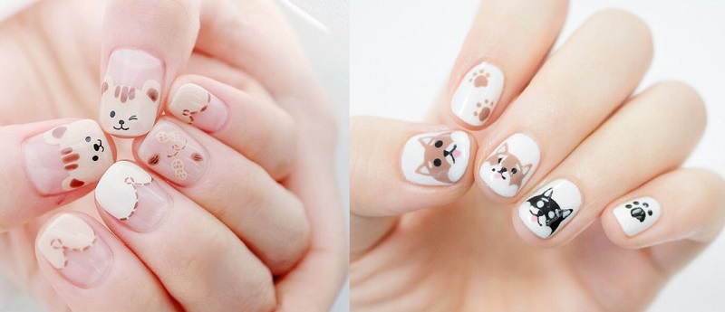 Những mẫu nail động vật siêu dễ thương khiến bạn gái mê mẩn