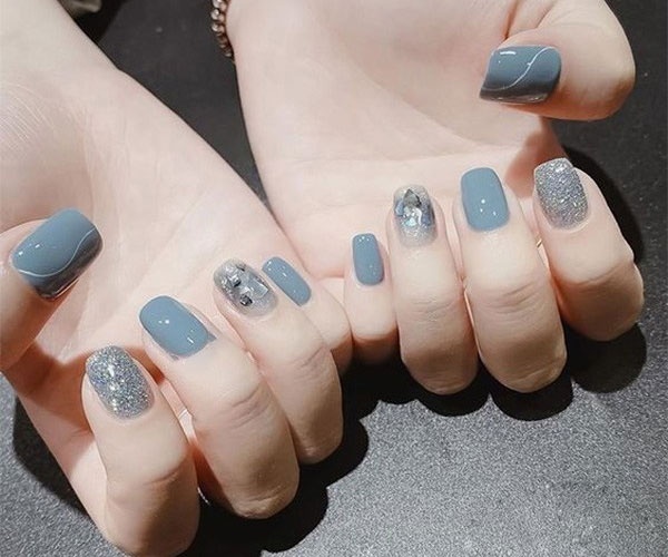 Top 15 mẫu nail đính đá được yêu thích nhất - Ảnh 11