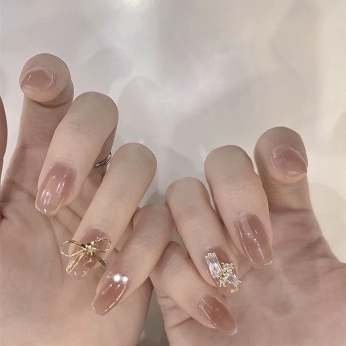 Top 15 mẫu nail đính đá được yêu thích nhất - Ảnh 2