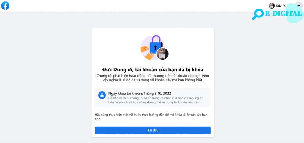 Tài khoản Facebook bị khóa checkpoint 956 ở dạng mail