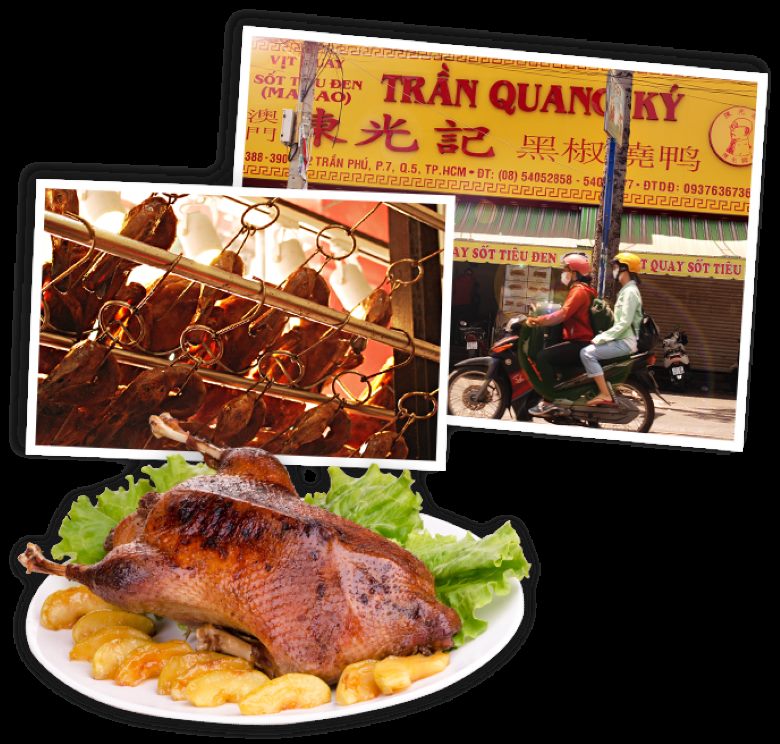 Vịt quay tiêu Macao Trần Quang Ký