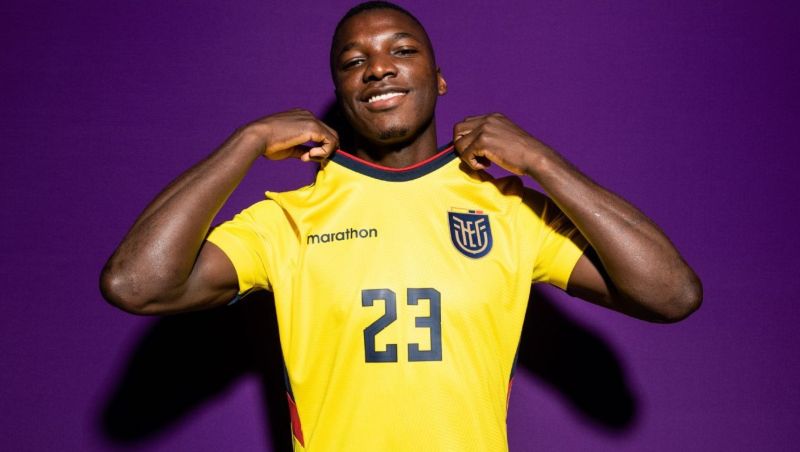 Moisés Caicedo trong màu áo Ecuador